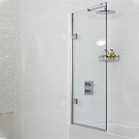 Roman Decem Hinged Bath Screen With Square Hardware Low Prices