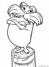 Lorax Printable Coloring Pages Coloring4free sketch template