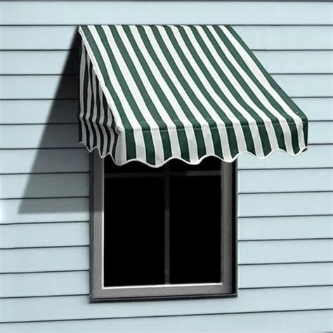 outdoor striped pvc window awning  rs square feet  indore id