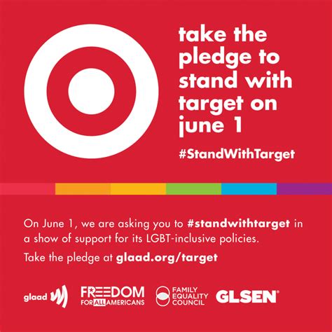 take the pledge standwithtarget on june 1 as lgbt pride