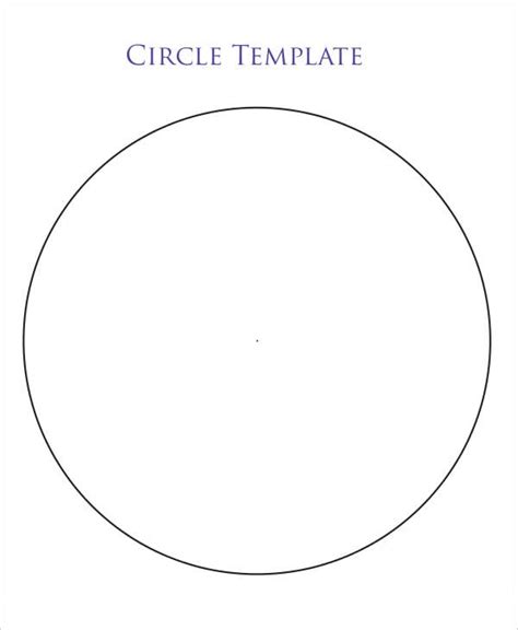page  circles printable