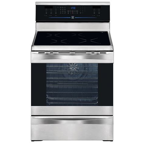 kenmore elite   cu ft electric range winduction stainless