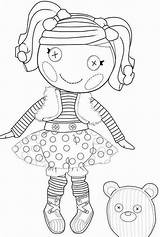Pages Lalaloopsy Coloring Kids Colouring Printable Girls sketch template