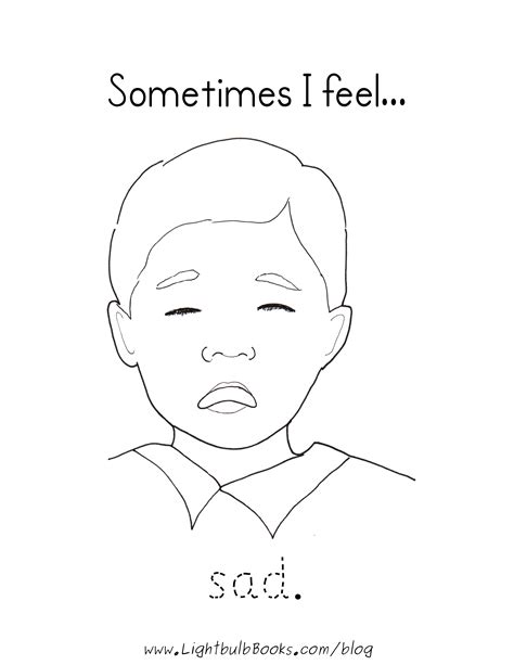 sad coloring page   sad coloring page png images