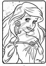 Princess Disney Coloring Pages Jasmine Ariel Cinderella Different Little Belle Mermaid Rapunzel Princesses Beauty Newer Come These They Style Visit sketch template