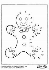 Dot Gingerbread Man Worksheets Printable Kidloland Kids Set4 sketch template