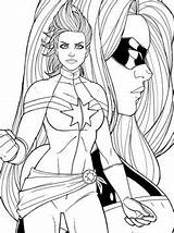 Marvel Captain Coloring Pages Fun Kids sketch template