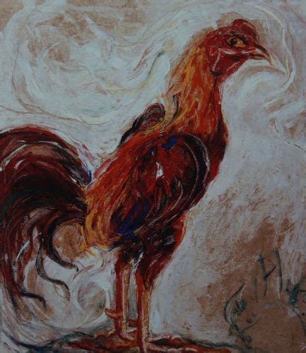 lukisan affandi ayam arti gambar