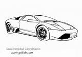 Lamborghini Gallardo S70 sketch template