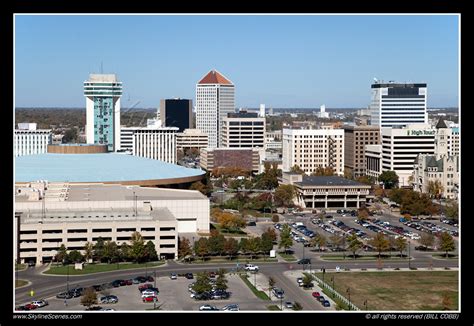 wichita skyline skyline  wichita kansas   century flickr