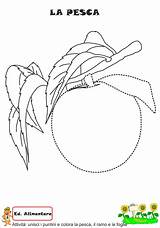 Frutta Didattiche Poldo Schede Disegno Estiva Lavoretti Unico Pesca Estivi Colocoloers Educazione Filastrocche Cibo sketch template