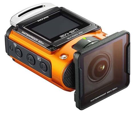 ricoh wg  waterproof action camera boasts  degree wide angle lens  video recording wifi