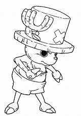Piece Coloring Pages Kids Anime Chopper Printable Print Printables Children Luffy Mangas Lineart sketch template