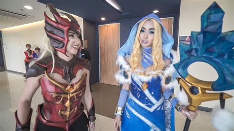 manila major 2016 was epic 😱 dota2 cosplay youtube
