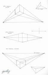 Perspektif Perspektifi örnek Cizim Tek Noktalı çizim Iki Eğik Dersleri sketch template