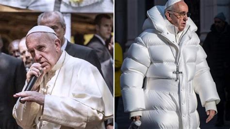 paus  opvallende witte rapperjas gaat viraal maar  de foto wel echt foto hlnbe