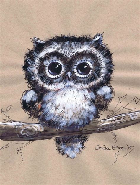owl baby hand painted whimsical owl original  mywhimsicalme