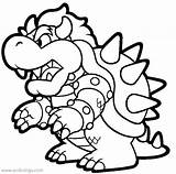 Bowser Xcolorings 680px 686px sketch template