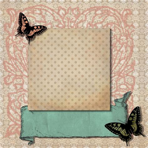 graphics monarch  digital scrapbook layout page background