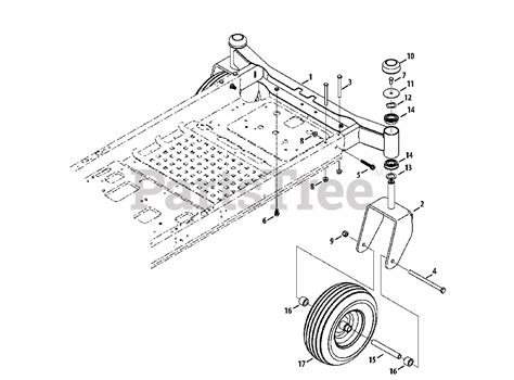 troy bilt afcacp troy bilt mustang xp   turn mower  front axle parts lookup