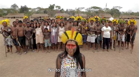 warring amazonian tribes have united against the brazilian government