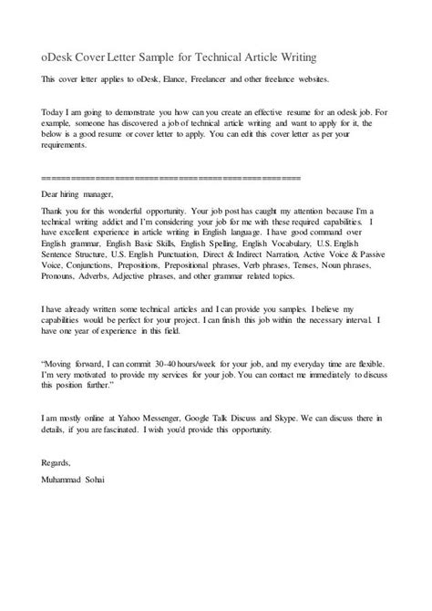 freelance writer cover letter   freelance writing cover