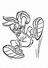 Bunny Bugs Coloring Pages Basketball Baby Color Drawing Goal Disegni Tunes Looney Printable Marcus Garvey Cartoon Wildcat Getcolorings Da Colorare sketch template