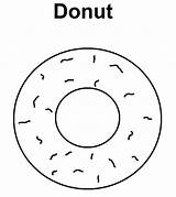 Donut Coloring Donuts Pages Template Printable Give Dog If Color Colors Dads Worksheets Choose Board Letter sketch template