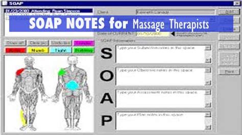 soap notes for massage therapy