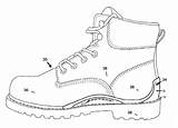 Timberland Boots Draw Boot Drawing Template Drawings Coloring Work Shoes Sketch Pages Sketches Patents Templates Read sketch template