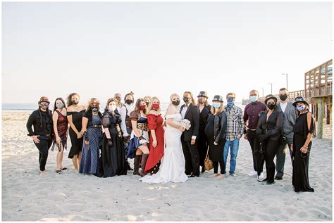 steampunk wedding with beach ceremony and brewery reception love inc mag
