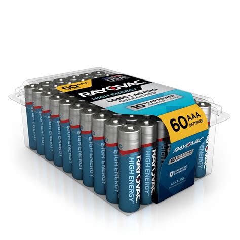 Rayovac High Energy Alkaline Aaa 1 5 Volt Battery 60 Pack – Ex Tremes
