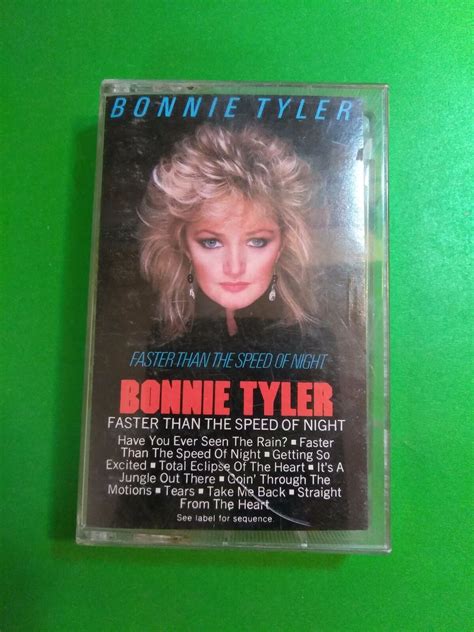 Bonnie Tyler Faster Than The Speed Of Night Pct38710 Cassette Tape Ebay