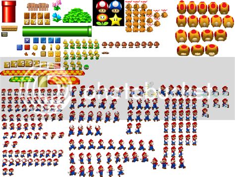 Mmfmakers New Super Mario Bros Sprites