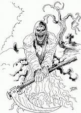 Reaper Grim Drawing Drawings Draw Wayne Tully Horror sketch template