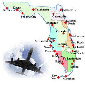florida airports airlines travel links