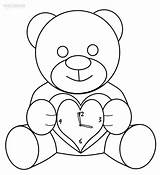 Clock Coloring Printable Teddy Bear Cool2bkids Clocks Cuckoo Intervals Minute Choose Coloringpagesonly sketch template