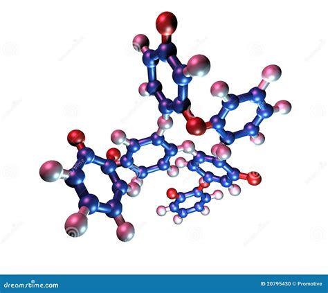 taxol chemotherapy drug molecule stock photo image
