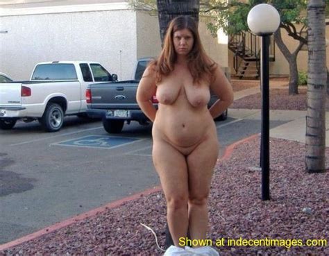plump wife goes naked in public indecent images