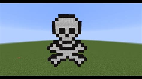 minecraft skeleton pixel art minecraft kit