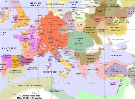 medieval europe 1200 europe map european history