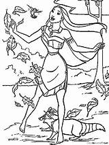 Coloring4free Pocahontas Coloring Pages Leaves Fall Related Posts sketch template