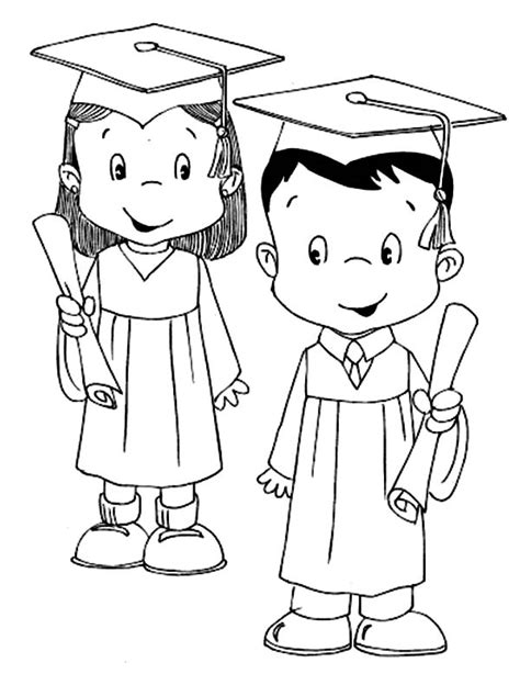graduation coloring pages printables  getcoloringscom