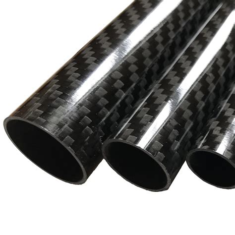 amazoncom  carbon fiber tubes mm  mm  mm  roll wrapped  carbon fiber