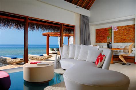 exotic  retreat spa maldives  luxury bungalows idesignarch