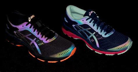 reflective shoes  night runs glow   dark holabird sports