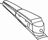 Trenes Modernos Tren Object Transportes sketch template
