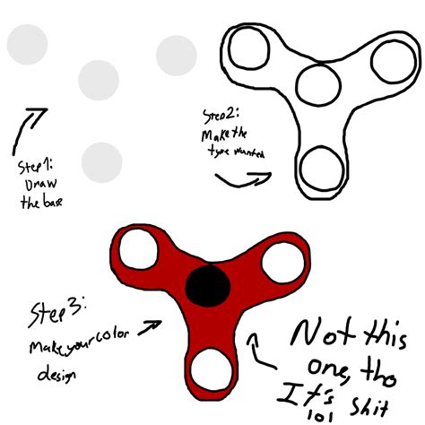 how to draw a fidget spinner by dresano burto on deviantart