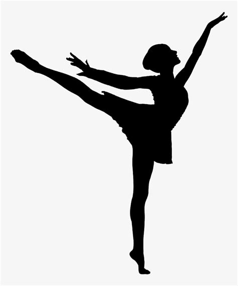 dancing girl silhouette png ballet dancer silhouette transparent png