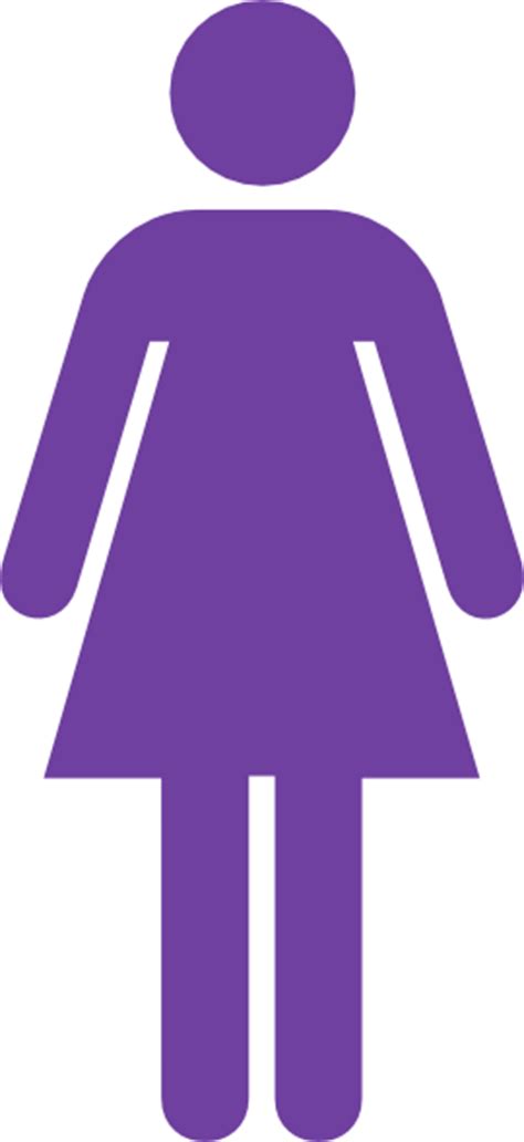 purple female symbol clip art  clkercom vector clip art